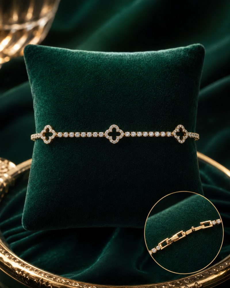 Pulseira Riviera Inspiração Trevo
